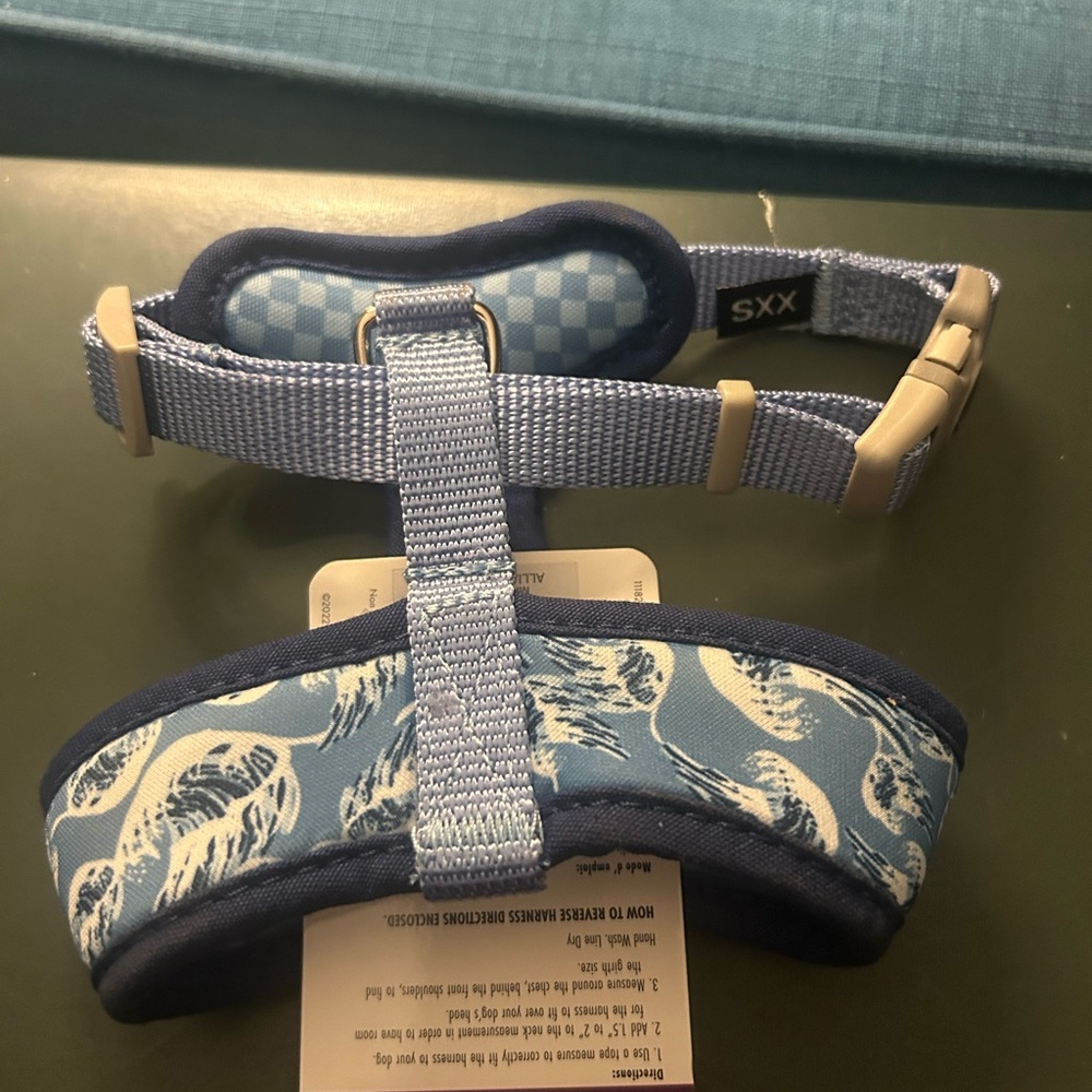 XXS dog harness- new , blue